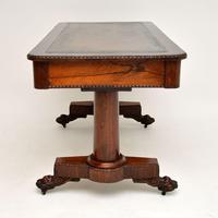 Antique William IV Rosewood Desk / Writing Table (6 of 15) Antique William IV Rosewood Desk / Writing Table (6 of 15)