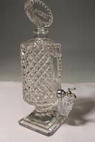 An Extremely Rare Late 19th Century Lead Crystal Cut Glass Whiskey Dispenser (5 of 6) An Extremely Rare Late 19th Century Lead Crystal Cut Glass Whiskey Dispenser (5 of 6)