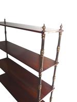 Fine Rosewood Bookshelves with Brass Turnings c.1840 (2 of 2) Fine Rosewood Bookshelves with Brass Turnings c.1840 (2 of 2)