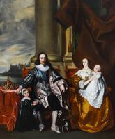 King Charles I & Henrietta After Anthony Van Dyck Royal Family Oil Portrait (2 of 6) King Charles I & Henrietta After Anthony Van Dyck Royal Family Oil Portrait (2 of 6)