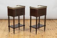 Pair of French Three Drawer Mahogany Bedside Cabinets (6 of 10) Pair of French Three Drawer Mahogany Bedside Cabinets (6 of 10)