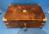 Victorian Brassbound Figured Walnut Writing Slope (3 of 18) Victorian Brassbound Figured Walnut Writing Slope (3 of 18)