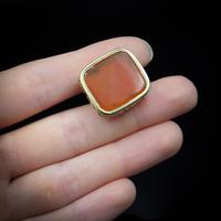 Antique Carnelian Agate Gold Cased Large Ornate Fob Seal Pendant (9 of 10) Antique Carnelian Agate Gold Cased Large Ornate Fob Seal Pendant (9 of 10)