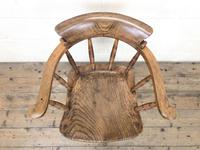 Antique Ash and Elm Smoker's Bow Chair (m-2303) (2 of 10) Antique Ash and Elm Smoker's Bow Chair (m-2303) (2 of 10)