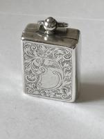 Edwardian Unusual Shape Silver Sovereign Case William Hutton & Sons Bham 1902