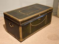 19th Century Camphor Leather Travelling Trunk (4 of 7) 19th Century Camphor Leather Travelling Trunk (4 of 7)