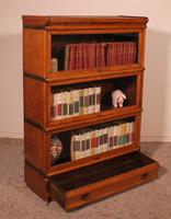 Globe Wernicke Oak Bookcase of Three Elements (11 of 12) Globe Wernicke Oak Bookcase of Three Elements (11 of 12)