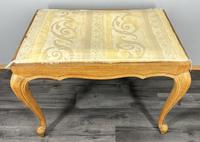 French Vintage Style Oak Footstool Dressing Table Stool (LOT 3897)