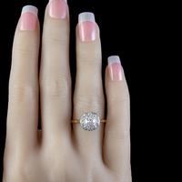Antique Edwardian Old Cut Diamond Cluster Ring 18ct Gold 1.65ct Of Diamond Circa 1901 (2 of 6) Antique Edwardian Old Cut Diamond Cluster Ring 18ct Gold 1.65ct Of Diamond Circa 1901 (2 of 6)