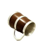Antique Victorian Silver Plated & Oak Tankard c.1880 (3 of 8) Antique Victorian Silver Plated & Oak Tankard c.1880 (3 of 8)