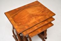 Antique Regency Style Figured Walnut Nest of Tables (7 of 12) Antique Regency Style Figured Walnut Nest of Tables (7 of 12)