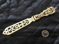 Gothic Brass Letter Opener (12 of 12) Gothic Brass Letter Opener (12 of 12)
