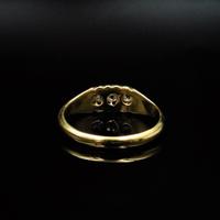 Antique Victorian Old Cut Diamond Three Stone Trilogy 18ct Gold Scroll Ring (2 of 10) Antique Victorian Old Cut Diamond Three Stone Trilogy 18ct Gold Scroll Ring (2 of 10)