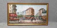 Large French Scene Oil Painting 'Burnett' (3 of 3)