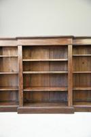 Antique Oak Breakfront Bookcase (11 of 11) Antique Oak Breakfront Bookcase (11 of 11)