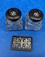 William IV Ebony Inlaid Inkstand (12 of 15) William IV Ebony Inlaid Inkstand (12 of 15)