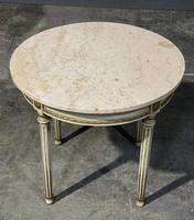 French Round Marble Top Coffee Table (3 of 15) French Round Marble Top Coffee Table (3 of 15)