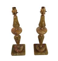 Pair of Onyx Lamp Bases (2 of 2) Pair of Onyx Lamp Bases (2 of 2)