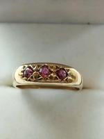 Vintage 9ct Ruby Gypsy Ring (6 of 10) Vintage 9ct Ruby Gypsy Ring (6 of 10)