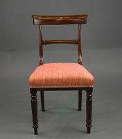 Set of 6 Regency Rosewood Bar Back Dining Chairs (3 of 8) Set of 6 Regency Rosewood Bar Back Dining Chairs (3 of 8)
