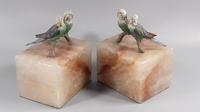 Art deco fox cold painted budgerigars marble book ends (13 of 13) Art deco fox cold painted budgerigars marble book ends (13 of 13)