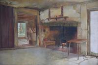 19th Century Oil on Canvas Interior Scene with Fireplace (2 of 11) 19th Century Oil on Canvas Interior Scene with Fireplace (2 of 11)
