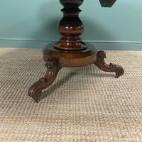 Large Circular Rosewood Antique Dining Table (3 of 8) Large Circular Rosewood Antique Dining Table (3 of 8)