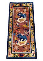 Antique Chinese Ningxia Rug 1.61m x 0.74m (2 of 9) Antique Chinese Ningxia Rug 1.61m x 0.74m (2 of 9)