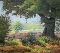 'Lincolnshire Summer' - Fine Mid Century English Landscape Watercolour Painting (2 of 11) 'Lincolnshire Summer' - Fine Mid Century English Landscape Watercolour Painting (2 of 11)