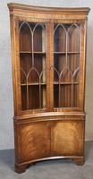 Mahogany Concave Corner Cabinet Reprodux Bevan Funnell (10 of 10) Mahogany Concave Corner Cabinet Reprodux Bevan Funnell (10 of 10)