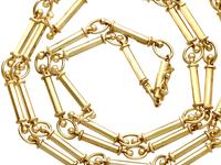 12ct Yellow Gold Chain - Antique c.1920 (2 of 13) 12ct Yellow Gold Chain - Antique c.1920 (2 of 13)