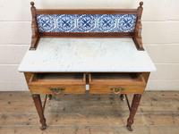 Antique Washstand with Tiled Back (3 of 10) Antique Washstand with Tiled Back (3 of 10)