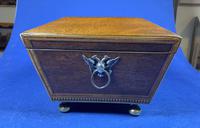 Regency Sarcophagus Mahogany Box with Shell Inlay. (8 of 12) Regency Sarcophagus Mahogany Box with Shell Inlay. (8 of 12)