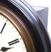 Rare W&H 7 Inch Dial Wall Clock Ebonised Case Dial Clock Station Clock (4 of 12) Rare W&H 7 Inch Dial Wall Clock Ebonised Case Dial Clock Station Clock (4 of 12)