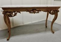 19th Century French Marble Top Gilt Centre Table & Matching Wall Mirror (4 of 11) 19th Century French Marble Top Gilt Centre Table & Matching Wall Mirror (4 of 11)