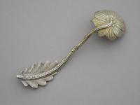Victorian Cast Silver Naturalistic Salt Spoon by Yapp & Woodward, Birmingham, 1851 (8 of 8) Victorian Cast Silver Naturalistic Salt Spoon by Yapp & Woodward, Birmingham, 1851 (8 of 8)
