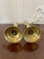 Pair of Antique Victorian Brass Candlesticks (5 of 5) Pair of Antique Victorian Brass Candlesticks (5 of 5)