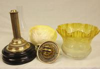 Antique Victorian Yellow Glass Oil Lamp (9 of 12) Antique Victorian Yellow Glass Oil Lamp (9 of 12)