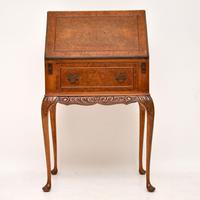 Antique Burr Walnut Writing Bureau (5 of 9) Antique Burr Walnut Writing Bureau (5 of 9)