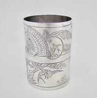 Fabulous Cased Pair of Victorian Silver Aesthetic Movement Napkin Ring by George Adams, London 1881 (5 of 7) Fabulous Cased Pair of Victorian Silver Aesthetic Movement Napkin Ring by George Adams, London 1881 (5 of 7)