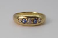 Edwardian 18ct Gold Diamond & Sapphire Ring (2 of 6) Edwardian 18ct Gold Diamond & Sapphire Ring (2 of 6)