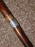 Victorian Hallmarked Repousse Silver 1896 Sword / Walking Cane W/Burr Root Top (12 of 13) Victorian Hallmarked Repousse Silver 1896 Sword / Walking Cane W/Burr Root Top (12 of 13)