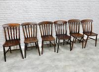 Matched Set of 6 Windsor Kitchen Chairs c.1890 (7 of 7) Matched Set of 6 Windsor Kitchen Chairs c.1890 (7 of 7)