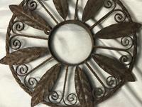 Pair of Rusted Antique 19th Century Spanish Wrought Iron Wall Roundels Sculptures (6 of 12) Pair of Rusted Antique 19th Century Spanish Wrought Iron Wall Roundels Sculptures (6 of 12)