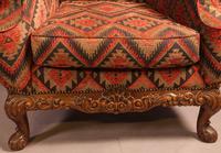 Very Good Pair of Wing Armchairs in the style of George II (3 of 15) Very Good Pair of Wing Armchairs in the style of George II (3 of 15)