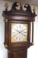 18th Century English Longcase Clock in Oak Case Silver Brass Dial Signed George Ewbank Ealland Yorkshire (10 of 16) 18th Century English Longcase Clock in Oak Case Silver Brass Dial Signed George Ewbank Ealland Yorkshire (10 of 16)