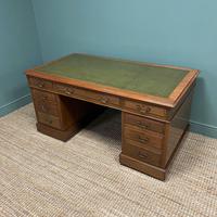 Superb Quality Large Edwardian Walnut Antique Office Desk (5 of 7) Superb Quality Large Edwardian Walnut Antique Office Desk (5 of 7)