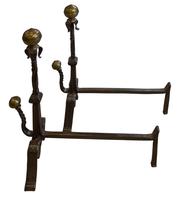 Pair of Wrought Iron Fire Dogs. (3 of 5) Pair of Wrought Iron Fire Dogs. (3 of 5)