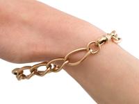 9ct Yellow Gold Bracelet - Antique c.1910 (8 of 9) 9ct Yellow Gold Bracelet - Antique c.1910 (8 of 9)