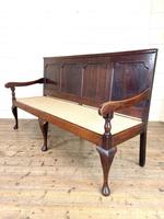 Antique George III Oak Settle Bench (9 of 10) Antique George III Oak Settle Bench (9 of 10)